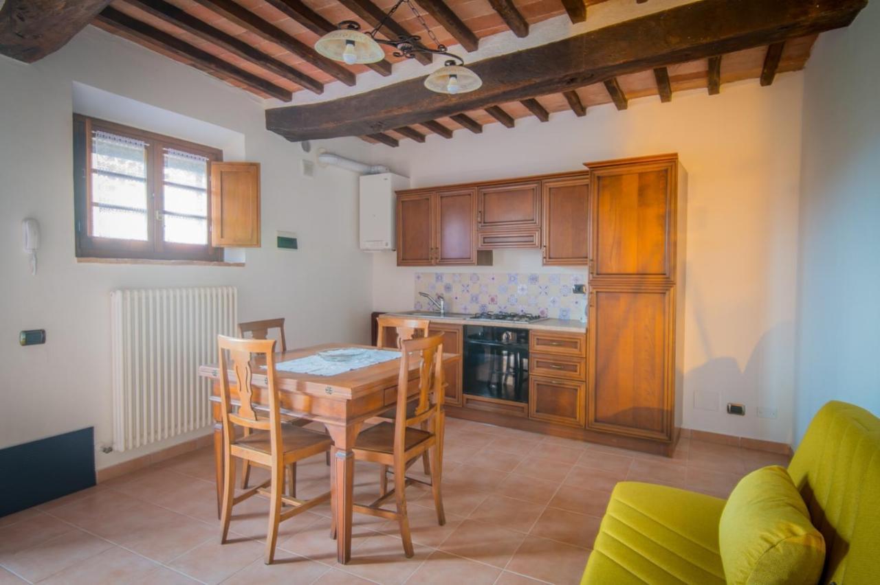 Ulivo-Chianti Charming Flat With Private Parking! Apartment Asciano Ngoại thất bức ảnh